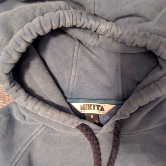 Nikita Blue Wash Oversized Hoodie, Long - Picture 2 of 2